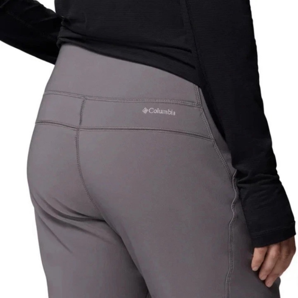 Columbia Women's Omni Shade Fleece Lined Pant Straight Leg  S Gray